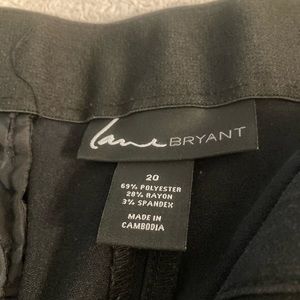 Lane Bryant size 20 black pants